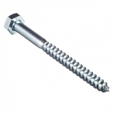 Болт сантехнический оцинк. DIN 571  6х 30 (6 шт)